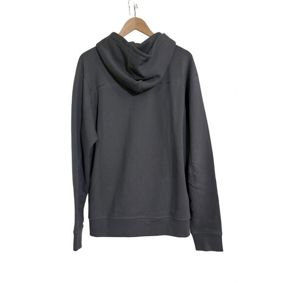 John Elliott Full Zip Hoodie Washed Charcoal Size 3 (L) Made in USA 100% Cotton - Picture 5 of 7